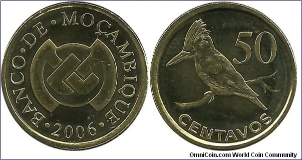 Mocambique 50 Centavos 2006