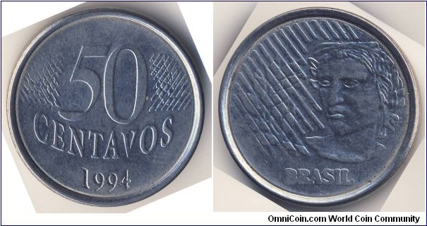 50 Centavos (Federative Republic of Brazil // Stainless Steel)