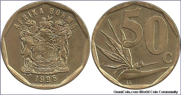 SouthAfrica 50 Cents 1996 Sotho