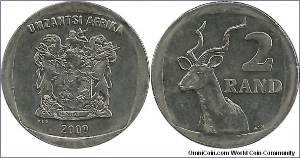 SouthAfrica 2 Rand 2000 Xhosa