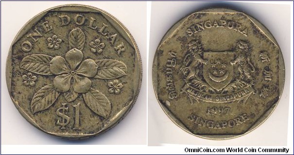1 Dollar (Republic of Singapore // Aluminium-Bronze)