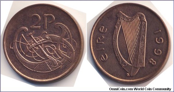 2 Pence (Republic of Ireland // Copper plated Steel)