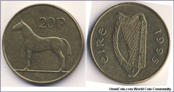 20 Pence (Republic of Ireland // Nickel Brass)