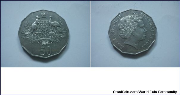 Australia Queen Elizabeth 50 cents