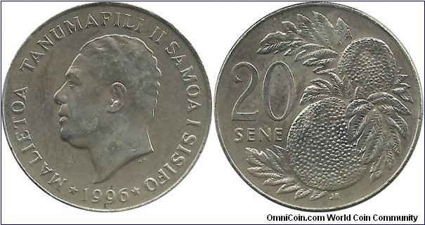 Samoa 20 Sene 1996