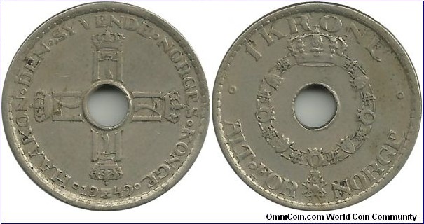 Norway 1 Krone 1949