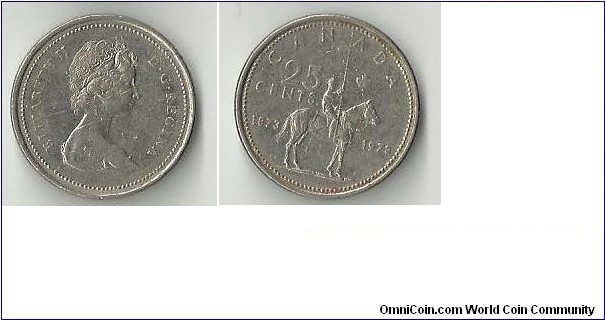 Canada 1973 25 Cents