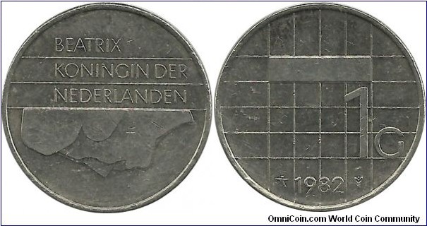 Nederlands 1 Gulden 1982