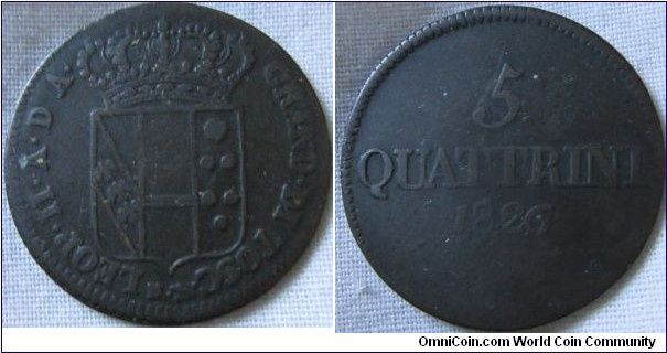 1826 tuscany 5 quarttrini F