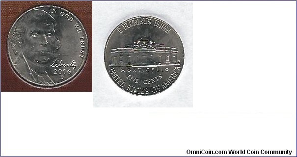 2006-Present Jefferson Nickel