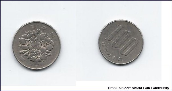 Japan 100 yen 1972