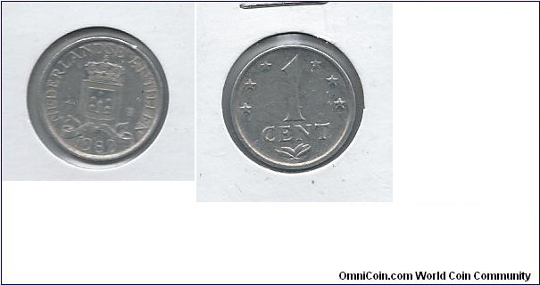 Netherlands 1 Cent 1982