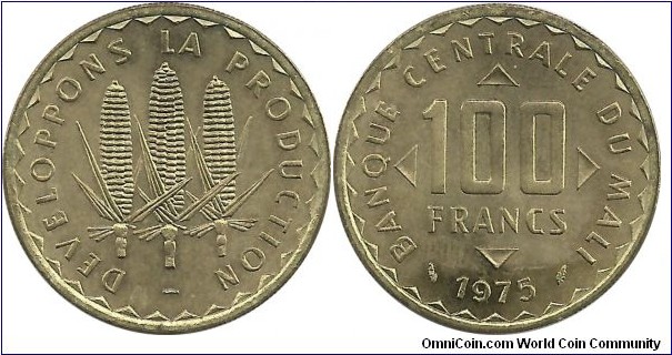 Mali 100 Francs 1975