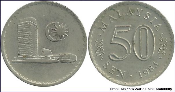 Malaysia 50 Sen 1983