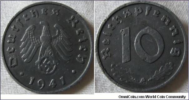 1941 A 10 pfennig