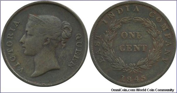 EastIndiaCompany 1 Cent 1845