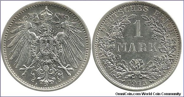 DeutschesReich 1 Mark 1915A