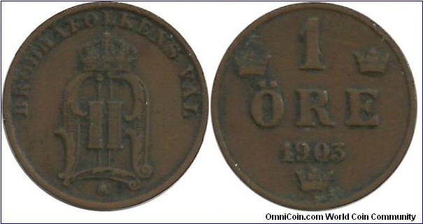 Sweden 1 Öre 1903