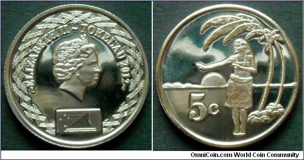 Tokelau 5 cents.
2012