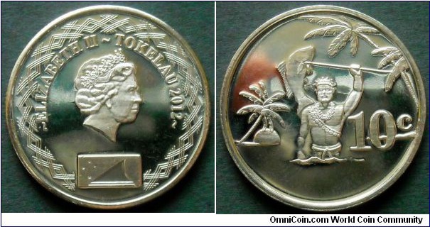 Tokelau 10 cents.
2012