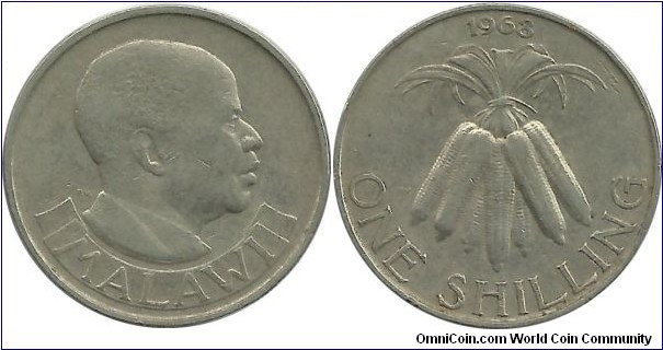 Malawi 1 Shilling 1968