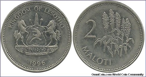 Lesotho 2 Maloti 1996