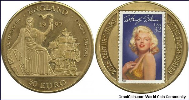 England 50 Euro 1997-MMonroe