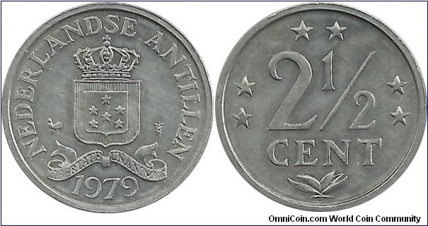 Nederlandse Antillen 2½ Cents 1979 (Al)