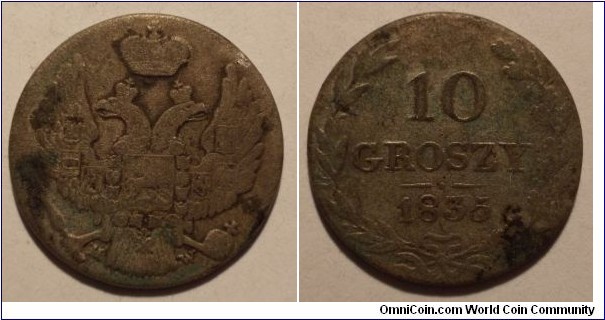 10 Groszy MW mint Warsaw ,big date