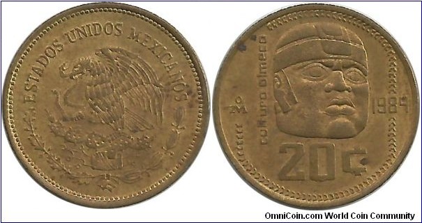 Mexico 20 Centavos 1984