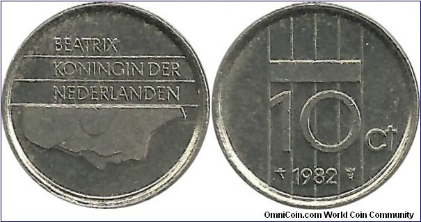 Nederland 10 Cent 1982