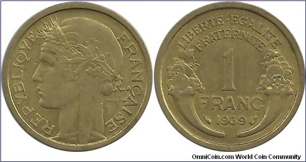France 1 Franc 1939