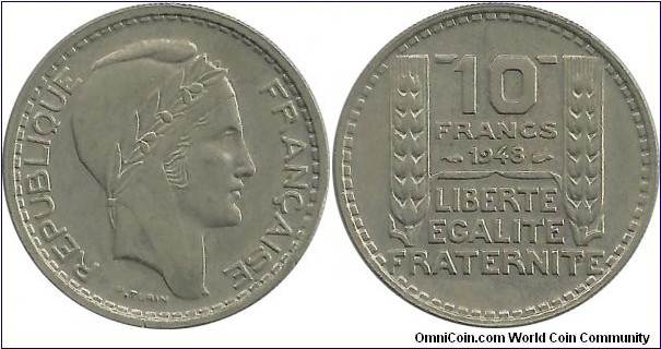 France 10 Francs 1948