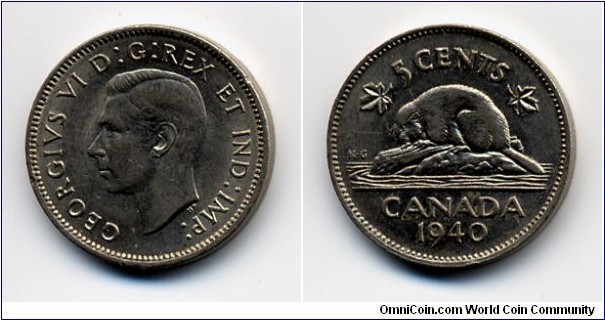 1940 5 Cents