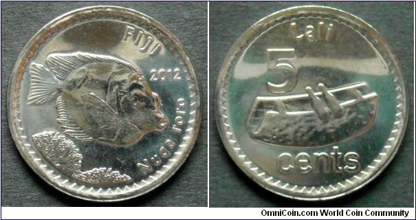 Fiji 5 cents.
2012