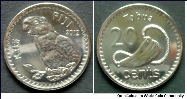 Fiji 20 cents.
2012