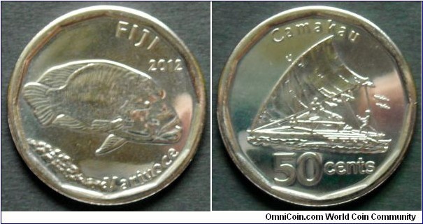 Fiji 50 cents.
2012