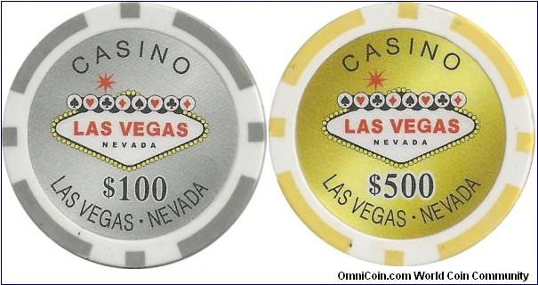 USA-Casino Las Vegas-Nevada $100-$500