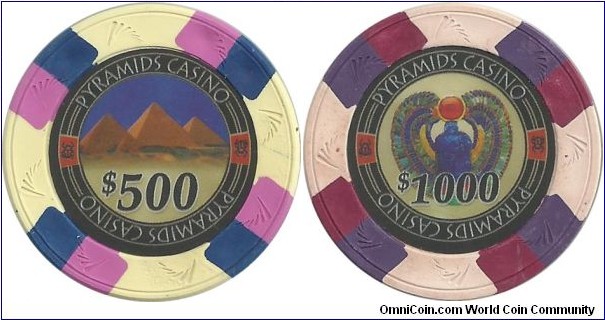 USA-Pyramids Casino-$500-$1000