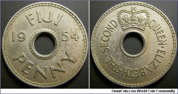 Fuji 1954 1 penny. 