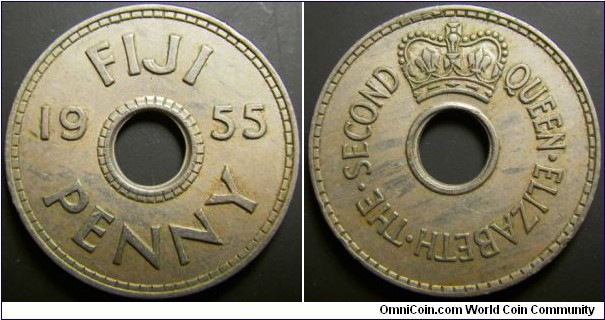 Fuji 1955 1 penny. 