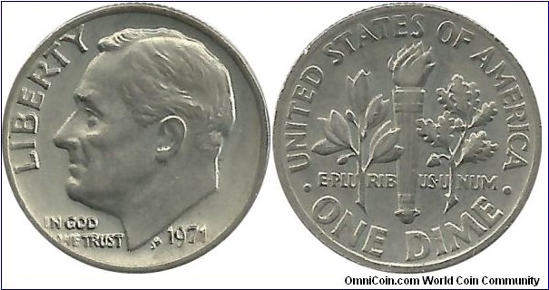 USA 10 Cents 1971