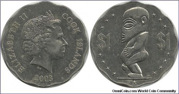 CookIslands 1 Dollar 2003