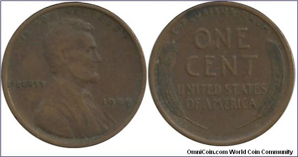USA 1 Cent 1909