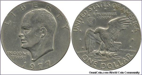 USA 1 Dollar 1977D