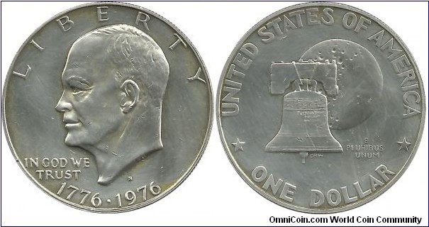 USA 1 Dollar 1976S - United States Bicentennial (Type 1)