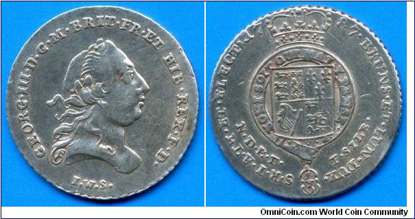 1/6 Thaler.
Braunschweig-Calenberg-Hannover.
Georg III (1760-1820), The King of Greath Britain.
*IWS* - Johann Wilhelm Schlemm, work on Clausthal mint in 1753-90.


Ag.