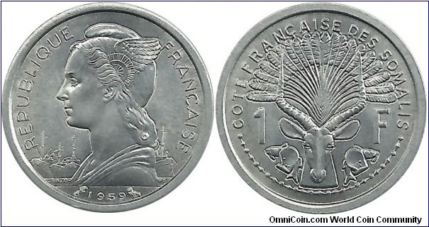 Djibouti 1 Franc 1959