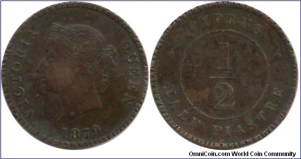 Cyprus-British Half Piastre 1879 (another coin in my collection)