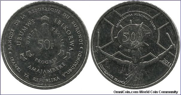 Burundi 50 Francs 2011
